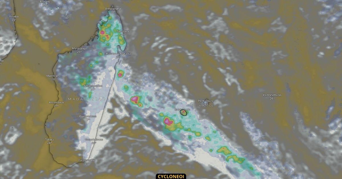 La Réunion : une dégradation pluvio-orageuse non exclue samedi