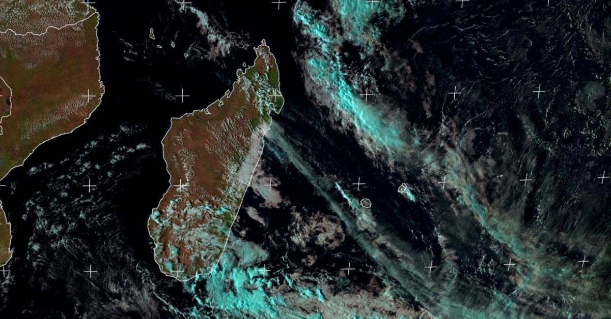 Dégradation pluvieuse et remontées des températures à la Réunion et Maurice