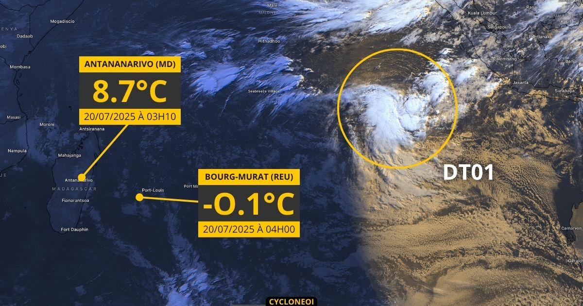 Dépression tropicale n°1 et coup de froid : semaine contrastée dans le bassin
