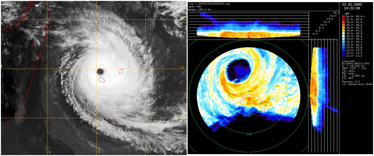 Il y a 15 ans le cyclone DINA balayait Maurice et la Réunion