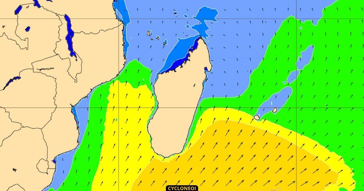 Houle australe : la mer se dégrade fortement de Madagascar aux Mascareignes