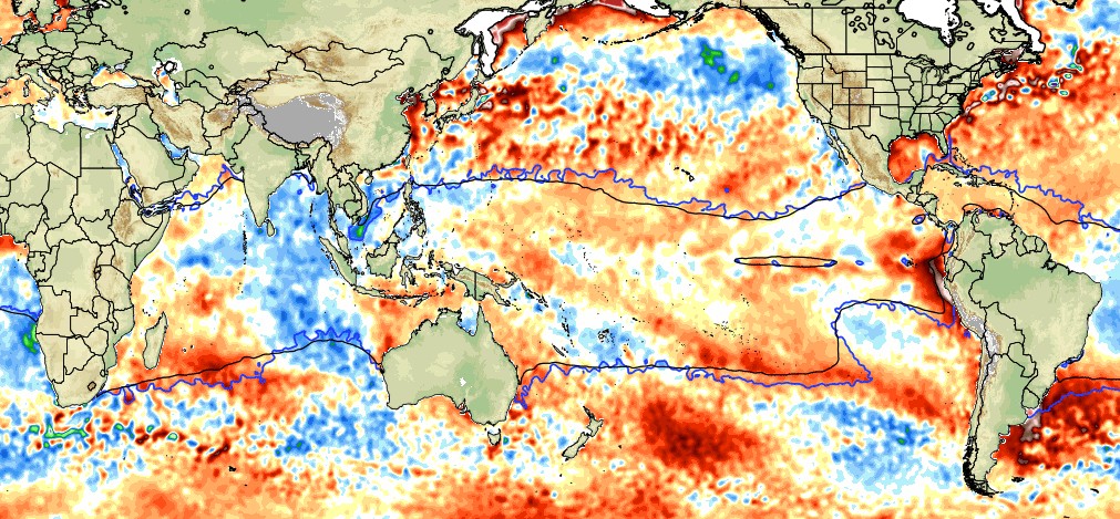 Pas d'El Nino ni de La Nina pour le reste de l'année 2017