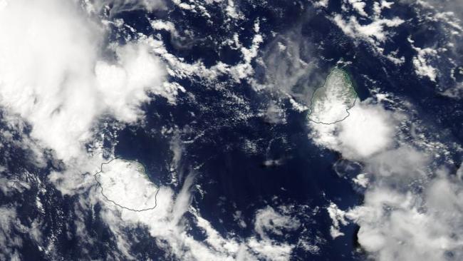 Fortes pluies orageuses localisées sur la Réunion et Maurice