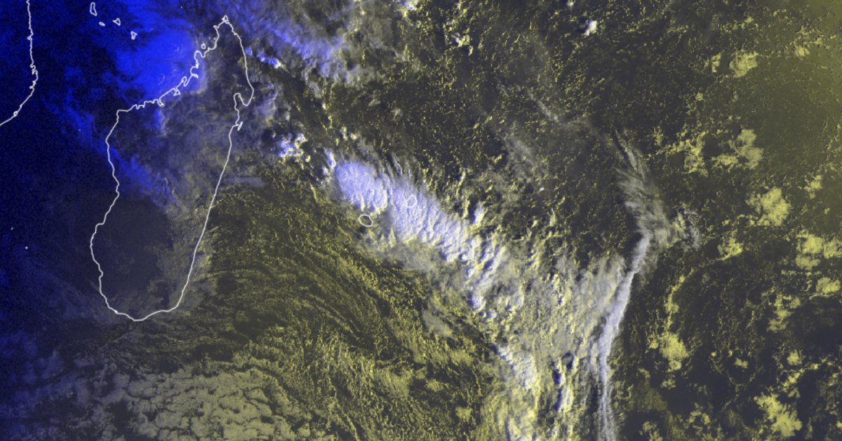 Nuit fortement pluvieuse à la Réunion et nouvelle dégradation pour Maurice