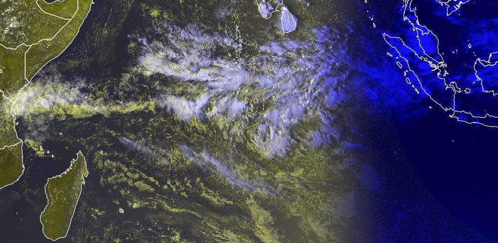Image satellite de l'océan indien sud ©EUMETSAT