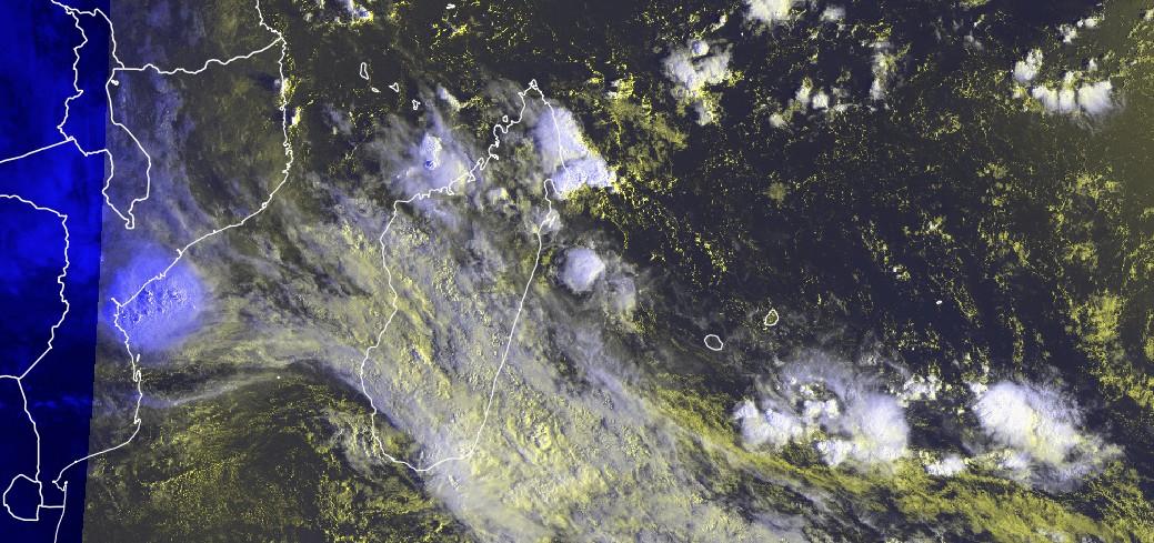 Vigilance forte pluie à Madagascar, averses localisées à la Réunion et Maurice