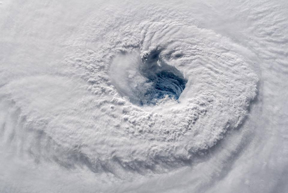 Image de l'ouragan FLORENCE prise depuis l'ISS par Alexandre Gerst