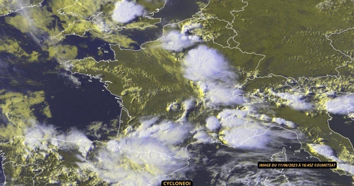 Forts orages en france