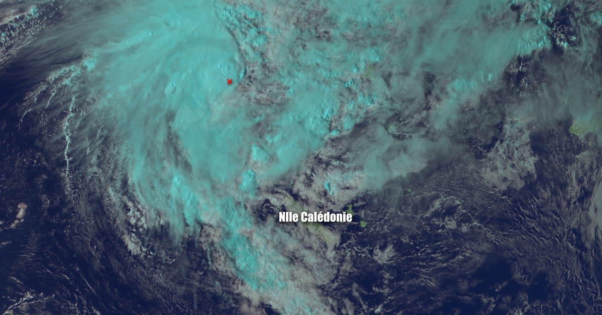 cyclogenèse au nord de la nouvelle calédonie