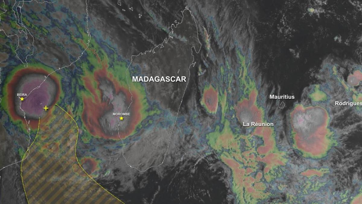 La future tempête Guambe pourrait atteindre le stade de cyclone tropical