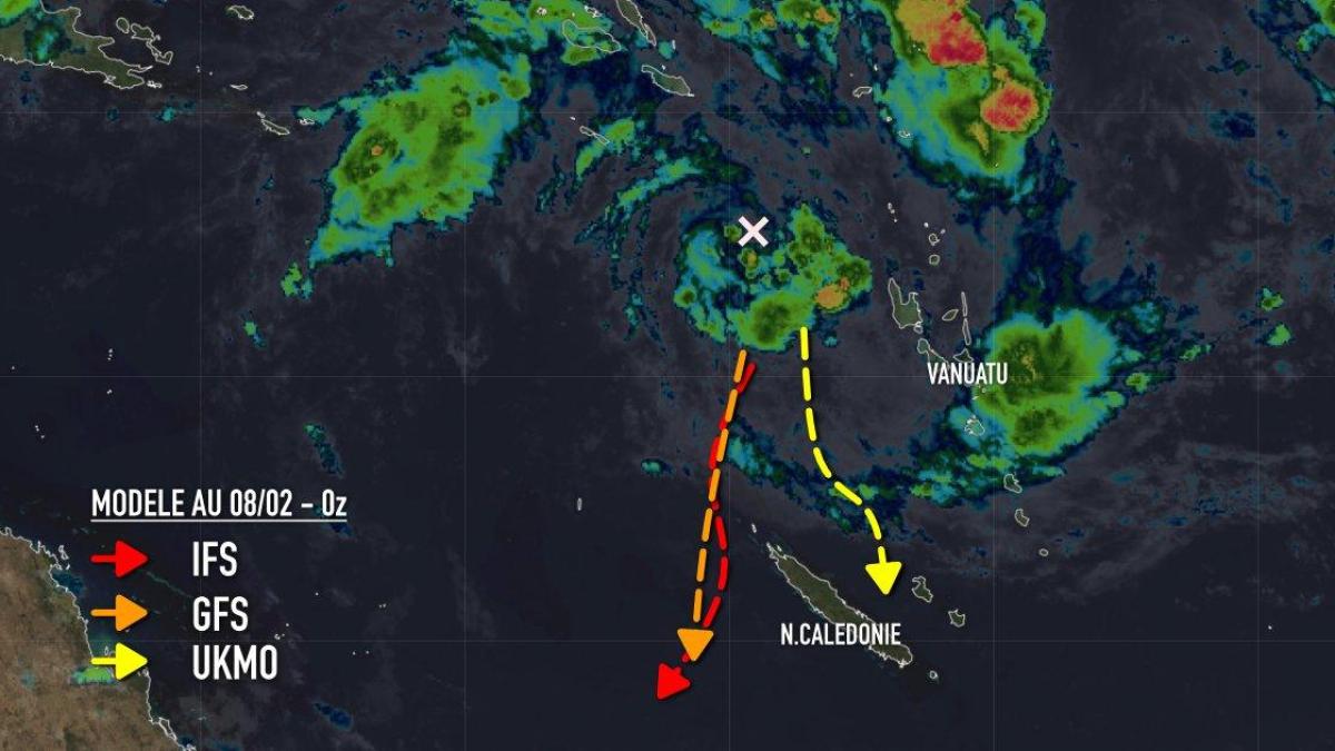 La future tempête Uesi en gestation au Nord de la Nouvelle Calédonie
