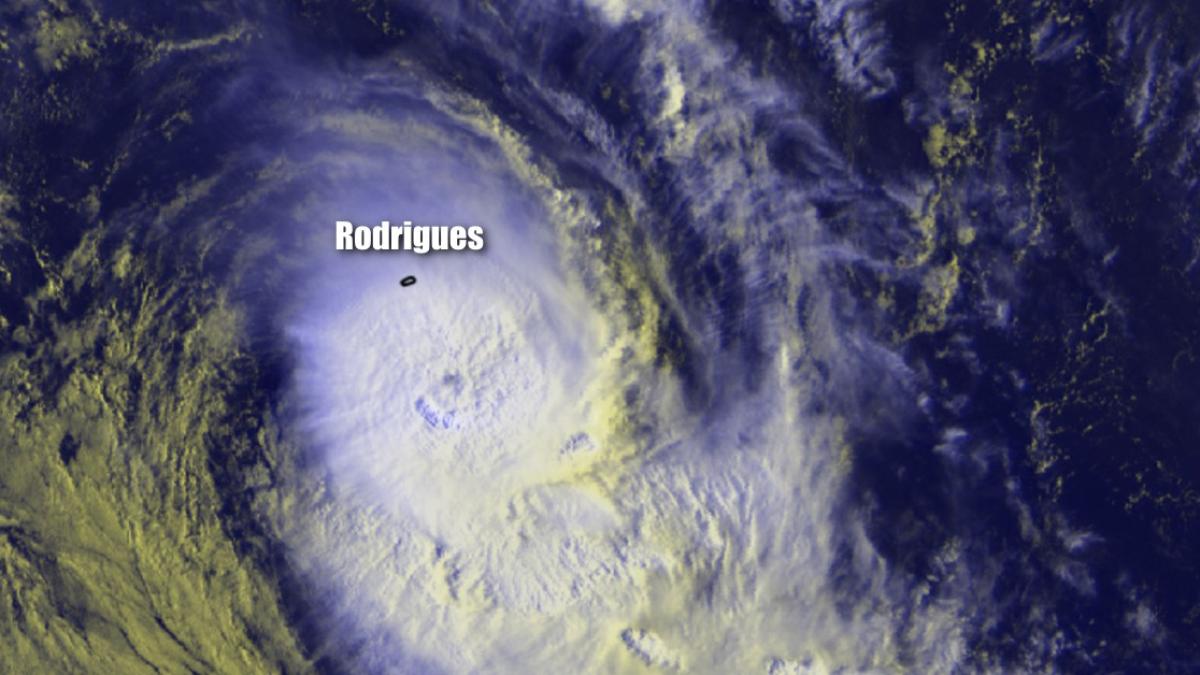 GELENA : Une rafale de 165 km/h enregistrée cette nuit à Rodrigues