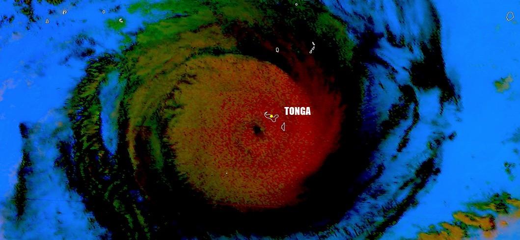 Le puissant et dangereux cyclone GITA a frappé les Tonga