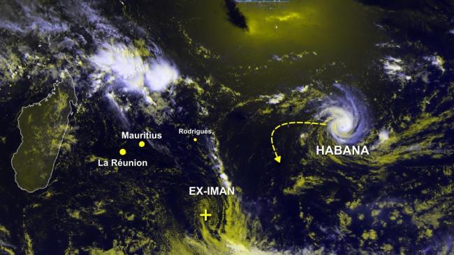 Le cyclone Habana fait demi-tour tout en restant loin des Mascareignes