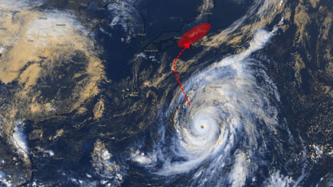 Le Super Typhon Hagibis se renforce et file vers le Japon