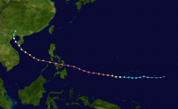 Trajectoire HAIYAN