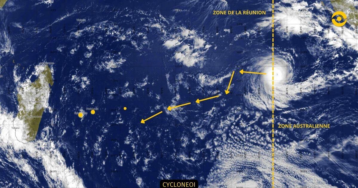 Cyclone intense Darian, aucun danger pour les fêtes de Noël !