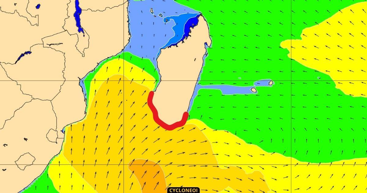 Madagascar : houle dangereuse entre Morombe et Taolagnaro du 11 au 14 juin