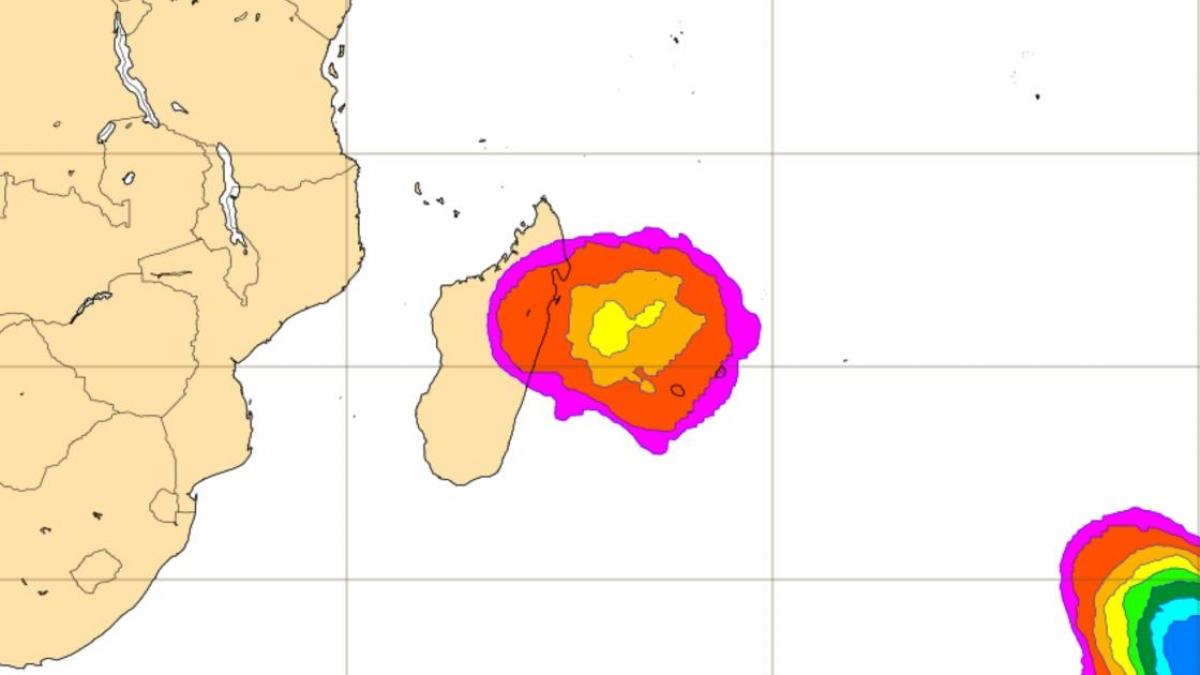 Future cyclogenèse et possible dégradation du temps de Madagascar aux Mascareignes