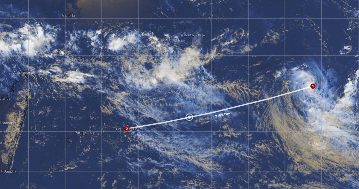 Image sat depression tropicale 12