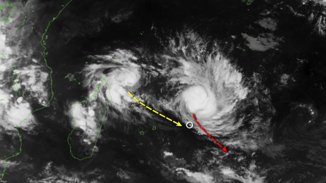 Tempête Tropicale FUNANI, Rodrigues en alerte II demain matin à 4h10