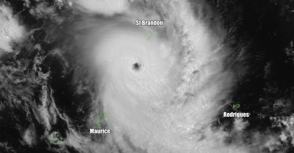GELENA, un cyclone extrêmement dangereux selon le CMRS de la Réunion