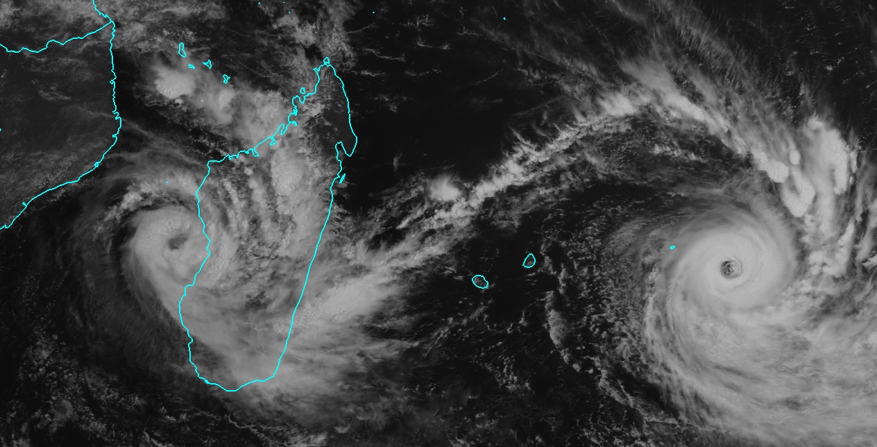 La tempête CHEDZA et le cyclone BANSI