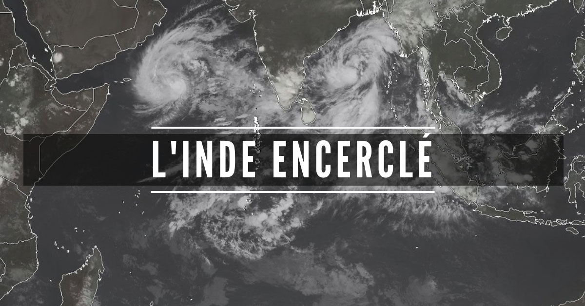 Alerte cyclonique en Inde encerclé par LUBAN et la peut-être future tempête TITLI