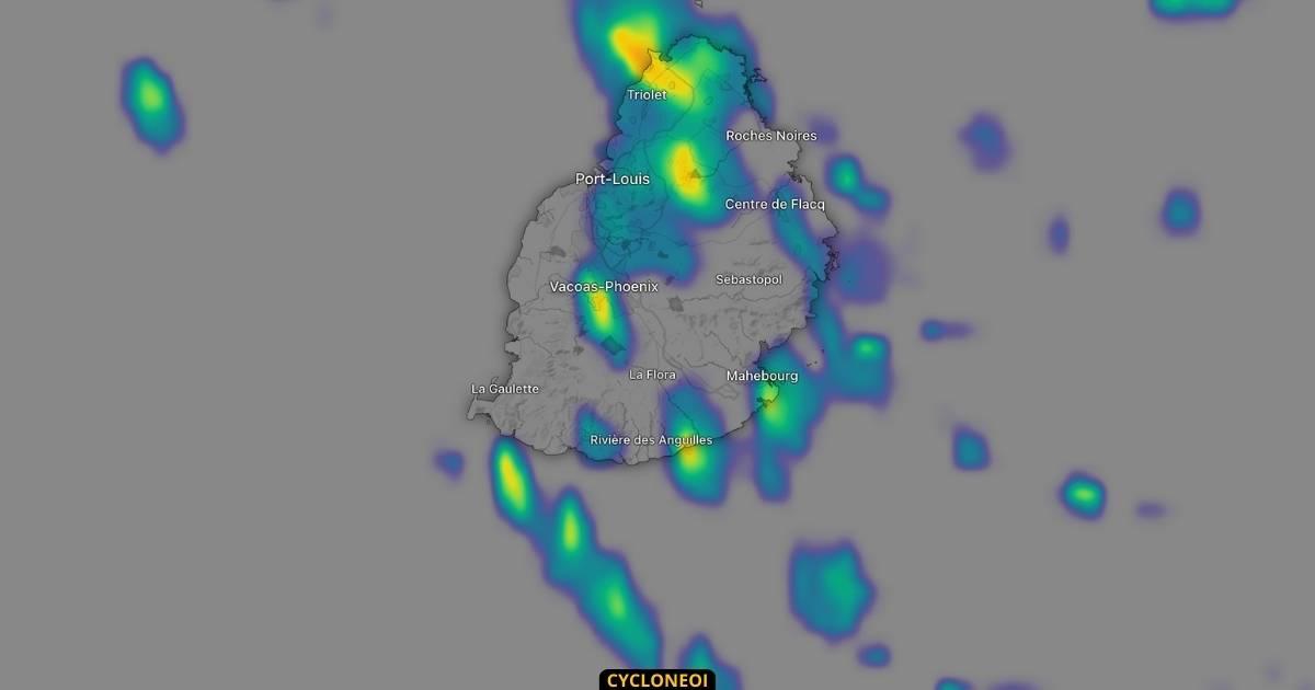 Infos meteo en continue a l ile maurice