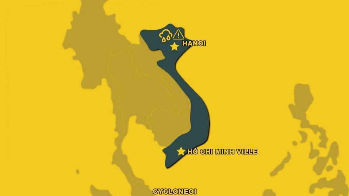 Des conditions météorologiques sévères font 9 morts au Vietnam
