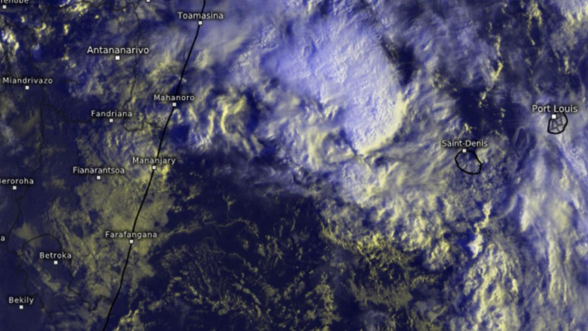 Image satellite zoom Mascareignes