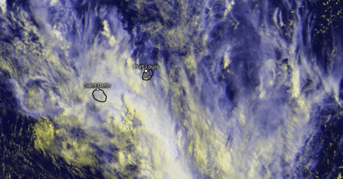 fortes pluies à la réunion et maurice