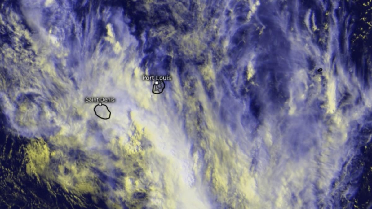 fortes pluies à la réunion et maurice