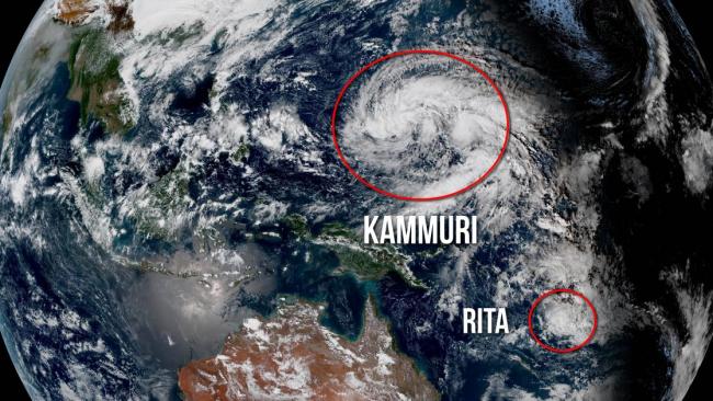 Pacifique : Rita à l'Est des Vanuatu et Kammuri qui menace les Philippines