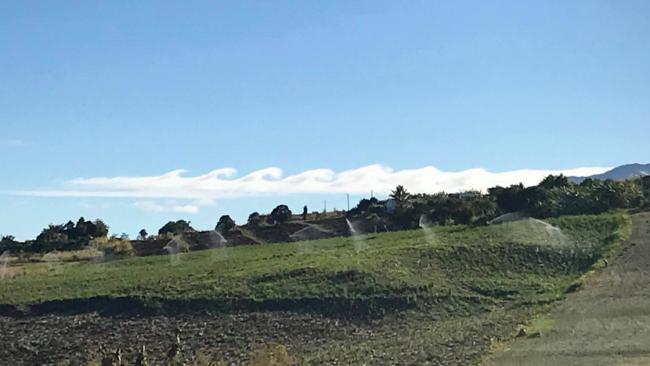 Image rarissime d'une onde de Kelvin Helmholtz à la Réunion