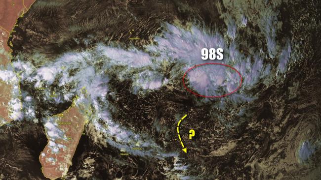 Une future cyclogenèse qui pourrait aboutir sur la tempête FUNANI