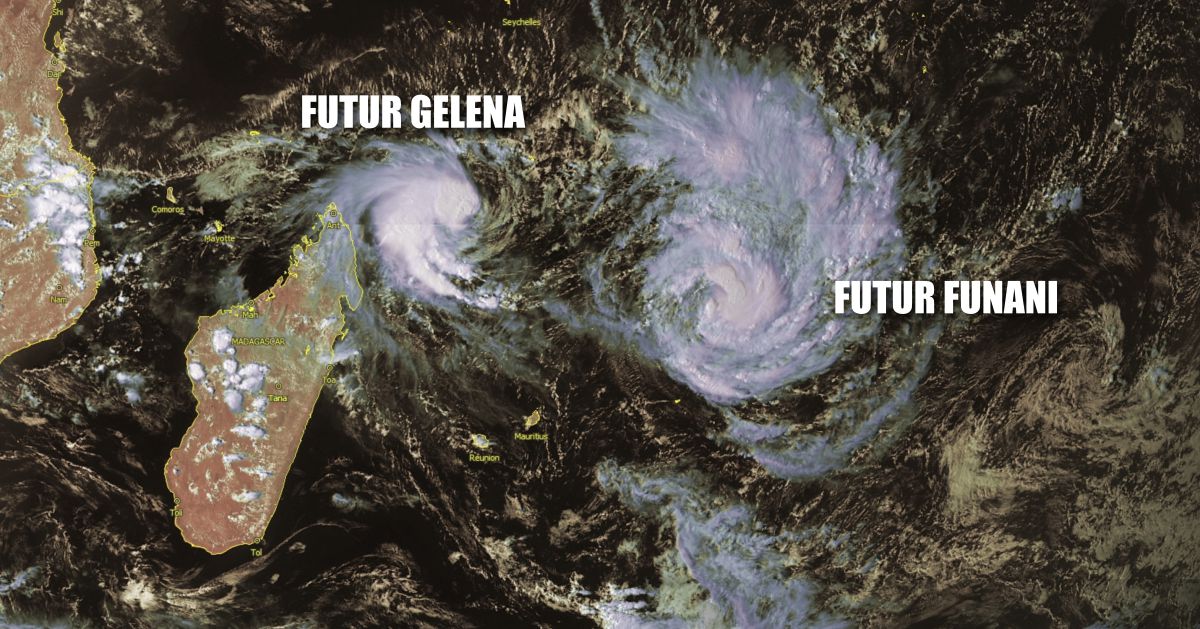 Futur FUNANI baptême imminent et Perturbation Tropicale N°9