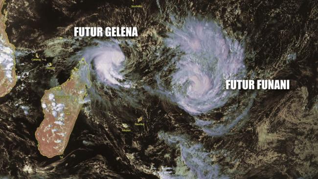 Futur FUNANI baptême imminent et Perturbation Tropicale N°9