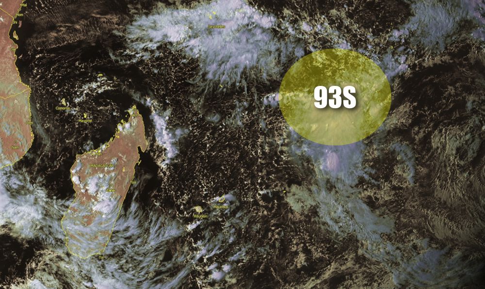 Image satellite océan indien