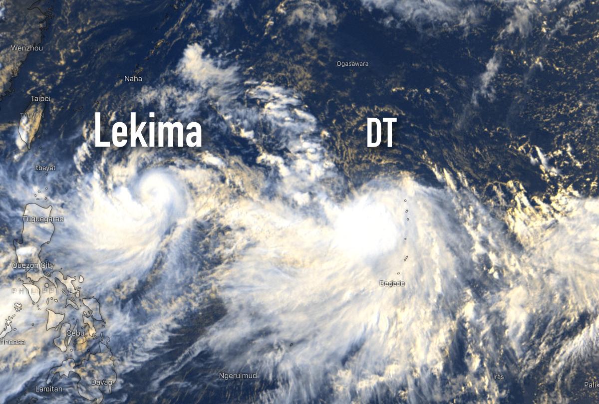 future tempête Krosa et lekima