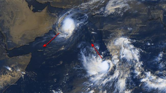 Kyarr souffre et cyclogenèse en cours dans le secteur Lakshadweep-Maldives