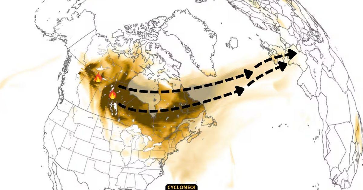 Fumée des incendies au Canada : la France affectée par une pollution