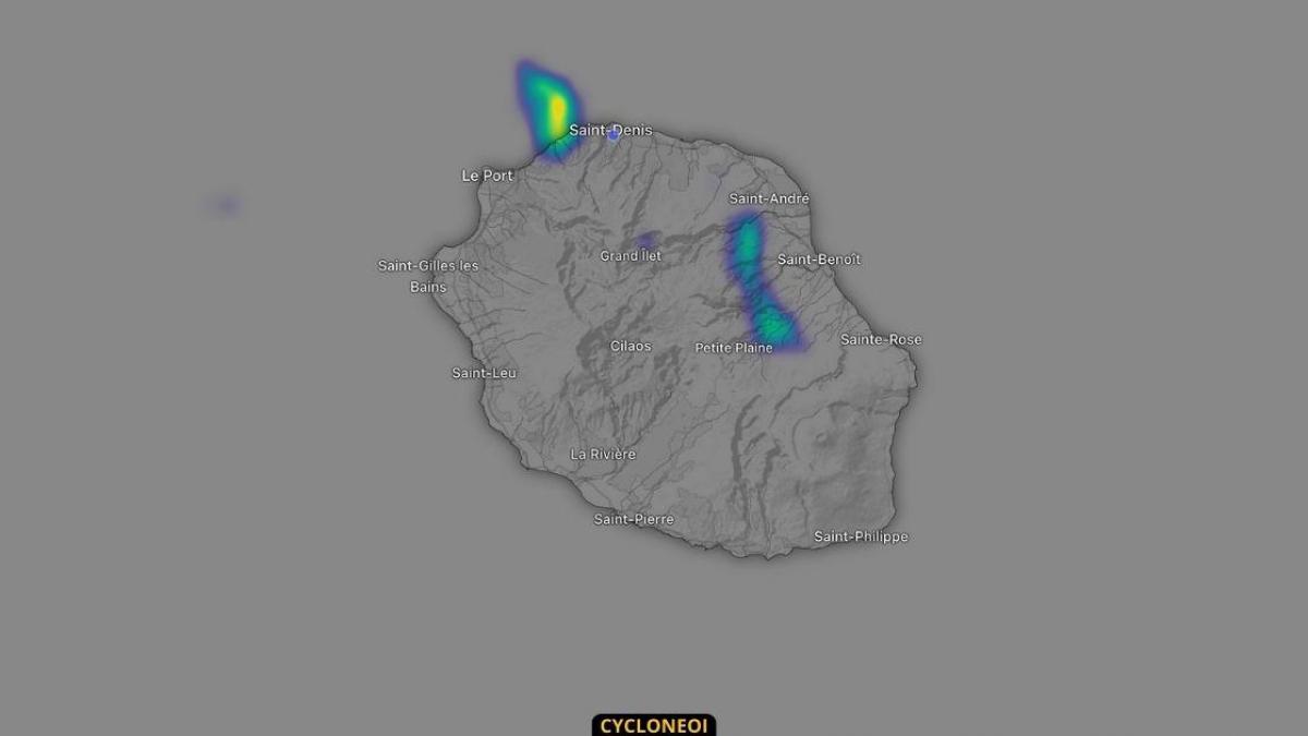 La meteo en continue a la re union
