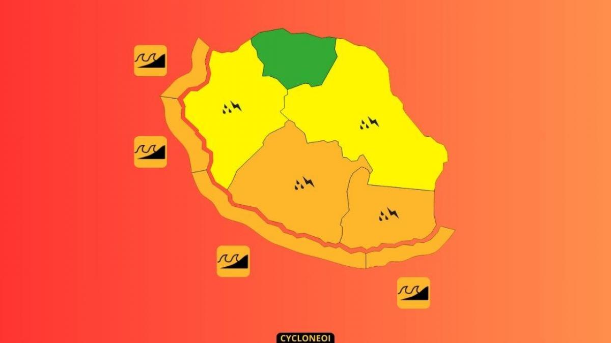 La Réunion : Attention plusieurs vigilances orange pour ce lundi 17 mars