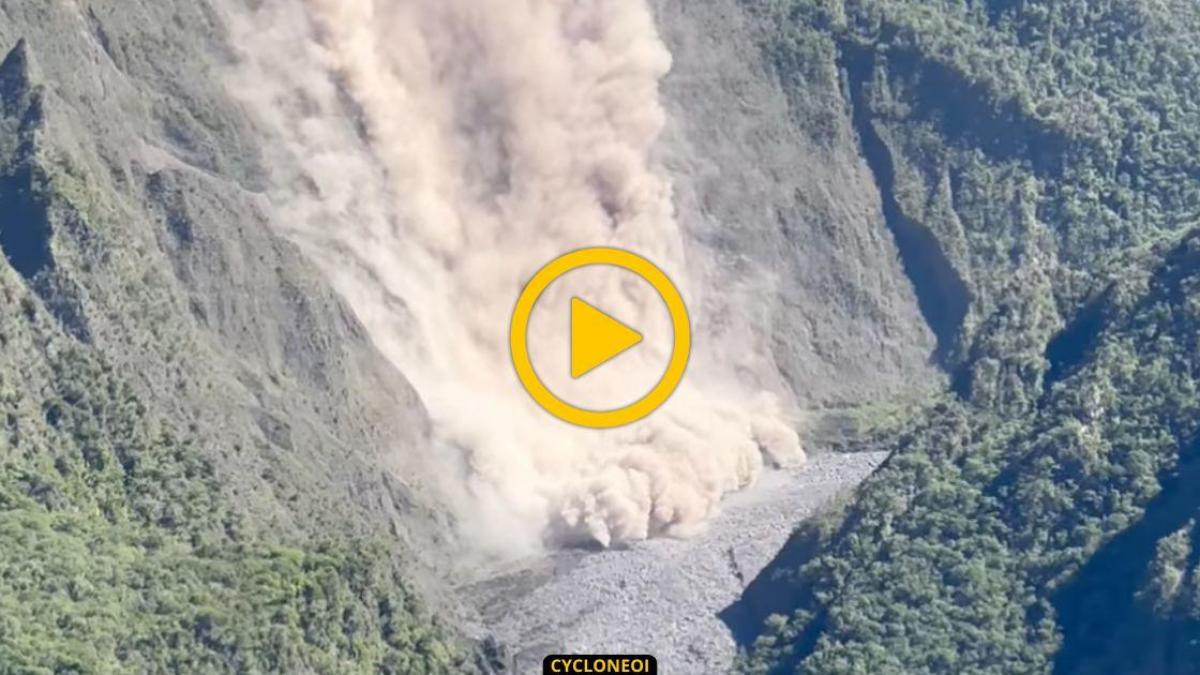 La Réunion : Impressionnant phénomène d’éboulis à Grand Bassin