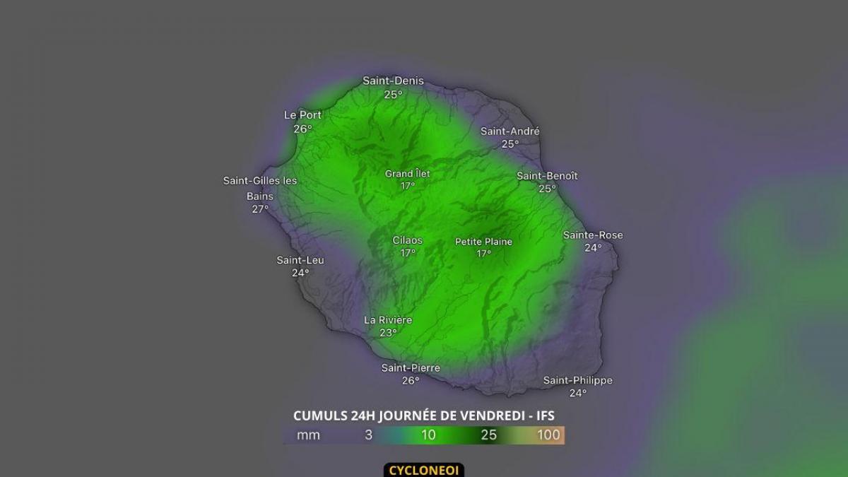 La Réunion : Météo-France n'exclut pas un coup de foudre pour la Saint Valentin