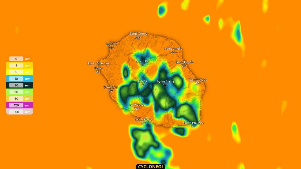 La Réunion : Mercredi, toujours de la chaleur et des averses localisées