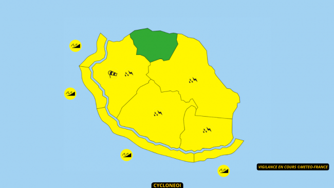 La Réunion : Météo perturbée et coup de fraîcheur