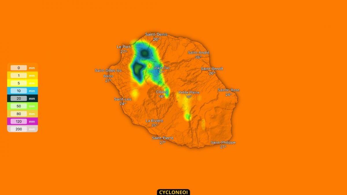 La Réunion : Samedi agréable avec quelques pluies localisées