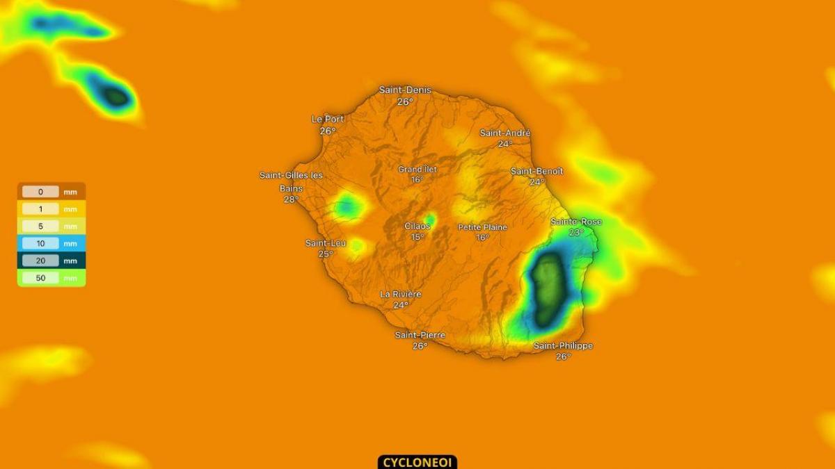 La Réunion : un dimanche plus humide pour le Sud et l’Est